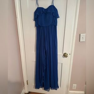 Aidan Mattox size 4 blue gown